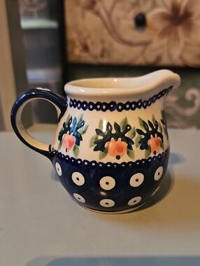 Polish Pottery Creamer